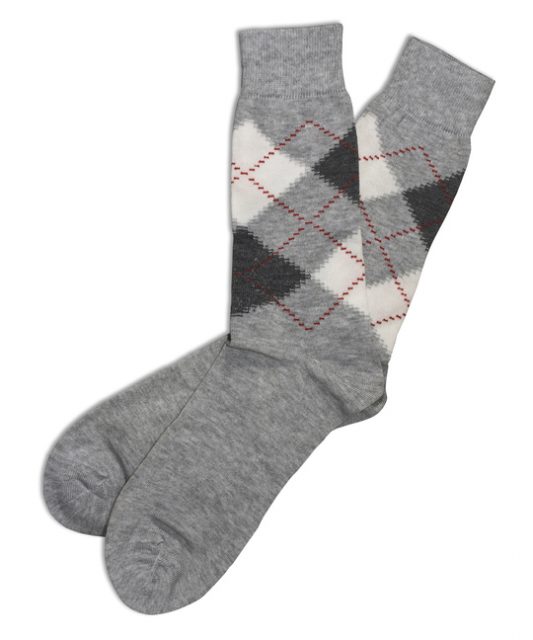 Traditional English Argyle socks.