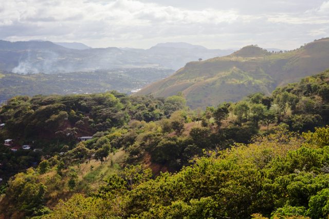 Hilltop in Nicaragua.