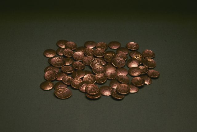 Ancient Gold coins hoard
