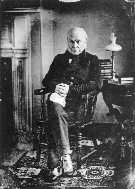 John Quincy Adams, 1843.