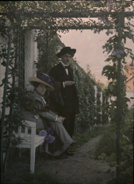 Portrait of the American photographer and modern art promoter Alfred Stieglitz and his wife Emmeline (Emily). Image Courtesy Beinecke Rare Book & Manuscript Library, Yale University.