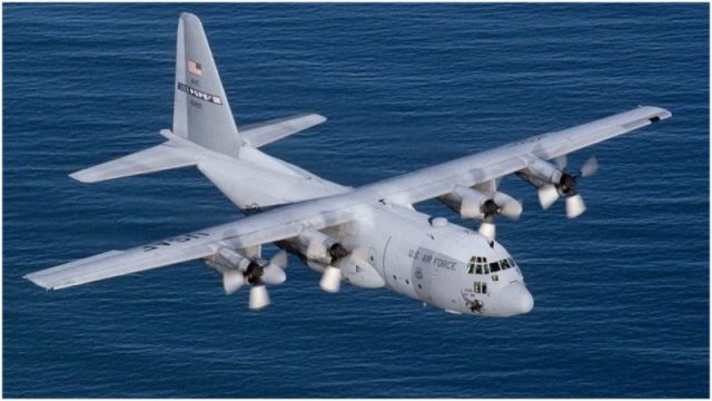 Lockheed C-130 Hercules aircraft.