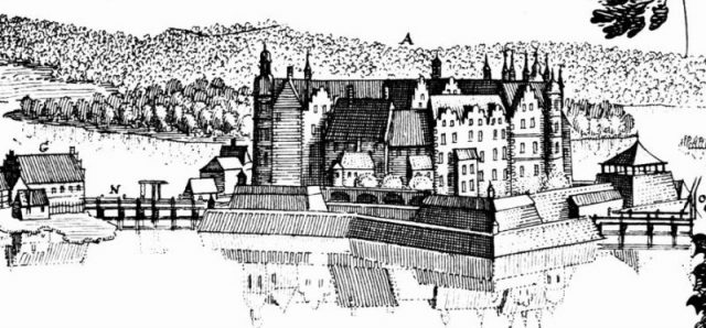 Schwerin Castle in 1653.