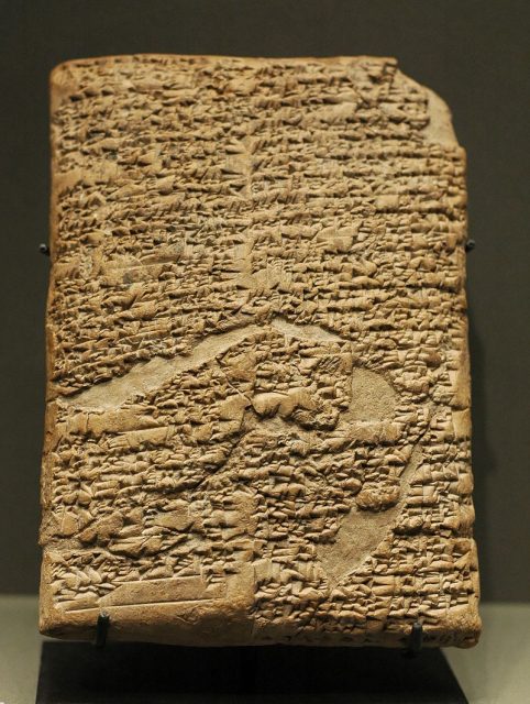 The code on clay tablets.
