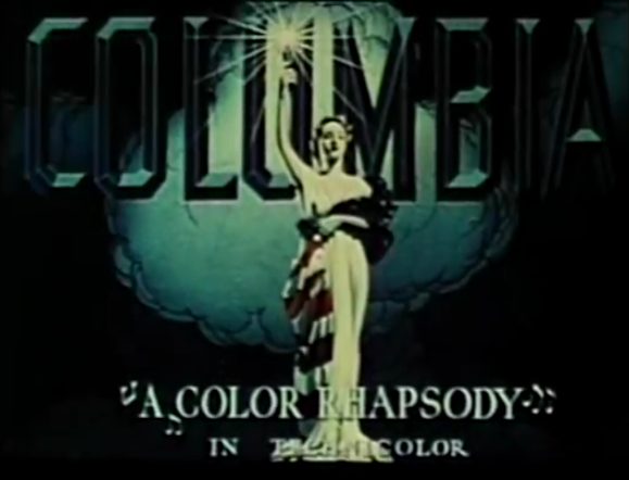 The logo of Columbia in the 1940s – this version was used on the Color Rhapsody cartoons.