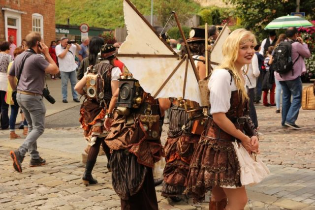 Steampunk festival. Photo by Richard Croft CC BY-SA 2.0