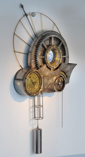 Tim Wetherell’s Clockwork Universe sculpture at Questacon, Canberra, Australia (September 24, 2009). Photo by OpheliaO CC BY-SA 3.0