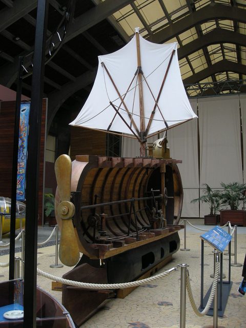 Nautilus (1799) sailing submarine of Robert Fulton