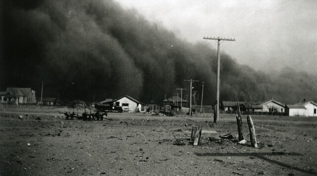 Abandoned Farms During The Dust Bowl by Bettmann