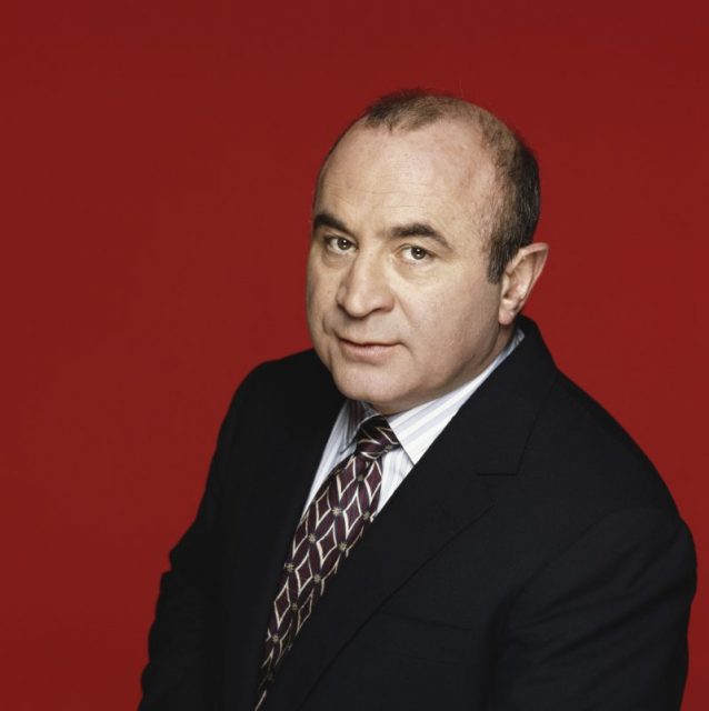 Bob Hoskins in 1991. Photo by Getty Images