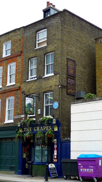 The Grapes, Limehouse, London. Photo by Ewan Munro CC BY-SA 2.0