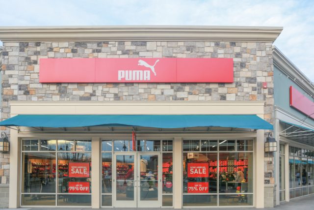 Puma in the New Jersey Outlet shopping area