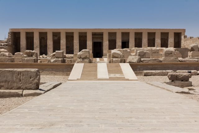 From the front of Abydos temple