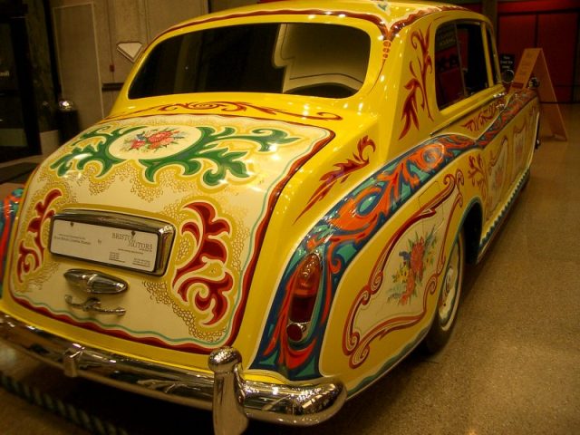 John Lennon’s Rolls-Royce. Royal BC Museum, Victoria. Photo by Gord Webster – Flickr CC BY-SA 2.0