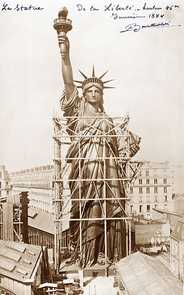 Liberty Statue, work in progress