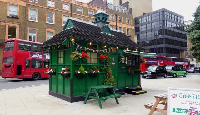 London Cabmen’s Shelter in Russell Square. Photo by Ethan_Doyle_White CC BY-SA 4.0