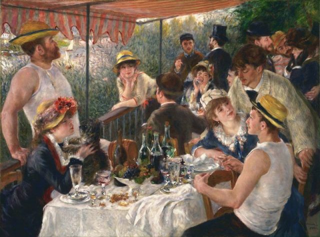 Luncheon of the Boating Party, painting by Pierre-Auguste Renoir, 1880–1881
