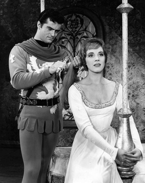 Robert Goulet and Julie Andrews in Camelot