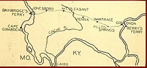 A Trail of Tears map of Southern Illinois from the USDA – U.S. Forest Service