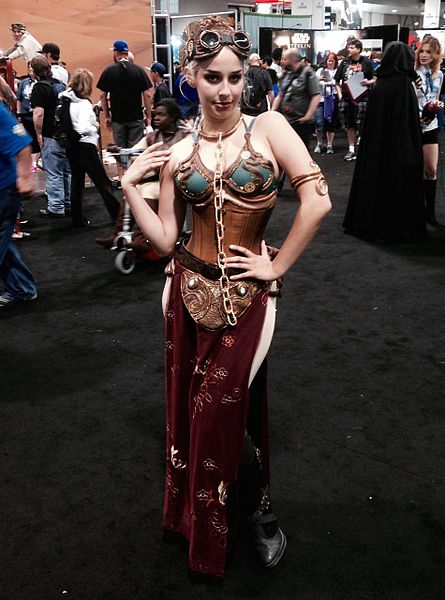 steampunk Princess Leia, Star Wars celebration 2015. Photo by Brian CC BY 2.0