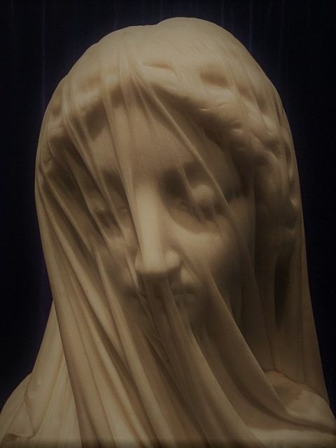 The Veiled Virgin. Photo by Shhewitt CC BY-SA 4.0.