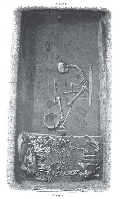 The five-foot-six-inch body was buried in an underground wooden chamber, dressed in Eurasian steppe-style clothing
