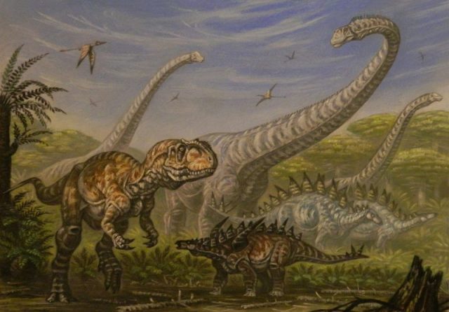 Dinosaurs of the Dashanpu Formation Photo by ABelov2014 CC BY-SA 3.0