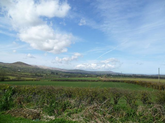 View of the western half of the Preseli Hills taken from 1/2 mile north of Crymych on A478. Photo by Tony Holkham CC BY 3.0