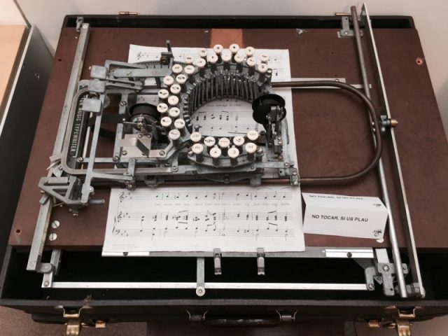 Keaton Musical Typewriter. Photo by Marcin Wichary CC By 2.0