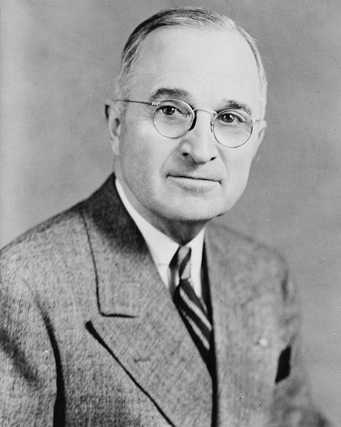 Harry S. Truman, 33rd President of the USA