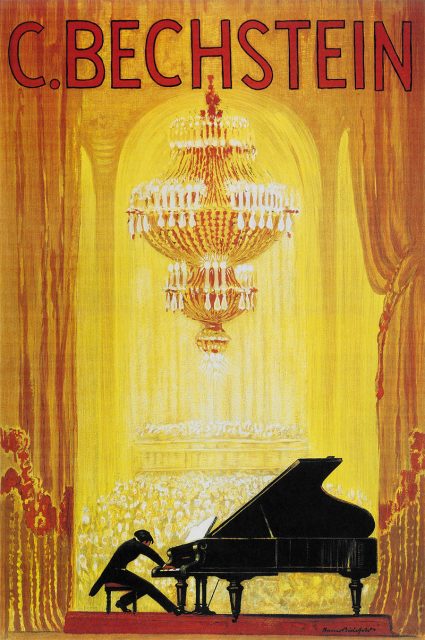 Bechstein advertisement poster