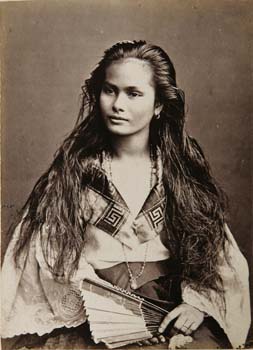 A Filipino mestiza woman in 1875