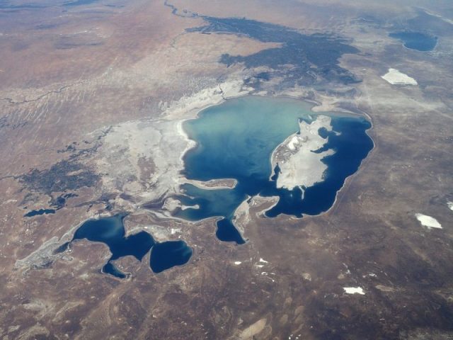 The Aral Sea in 1997