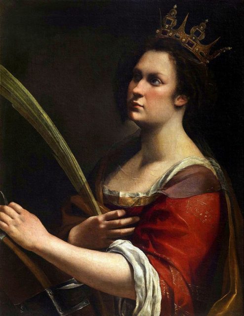 Saint Catherine of Alexandria, by Artemisia Gentileschi