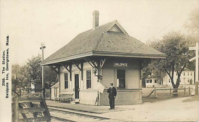 Baldpate Inn station postcard