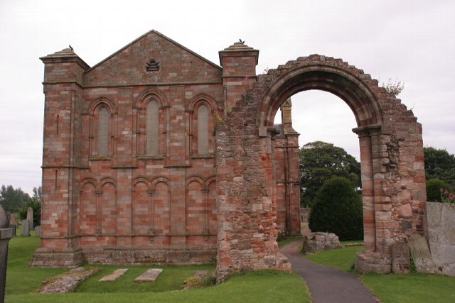 Remains of Coldingham Priory. Photo by Dougie Johnston CC BY-SA 2.0