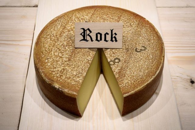 Rock music cheese. Photo by Fabrice COFFRINI / AFP/Getty Images