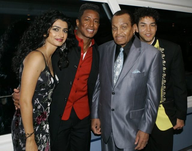 Halima Rashid, Jermaine Jackson, Joseph Jackson & Taj Jackson in 2007.