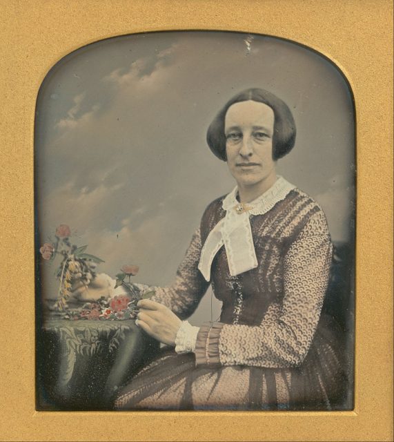 Mrs. R. Holdsworth, hand-colored daguerreotype by Richard Beard, 1853