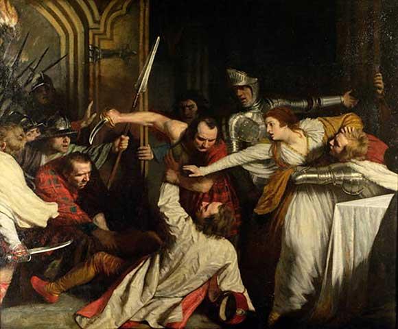 The Murder of Rizzio, 1787 by John Opie