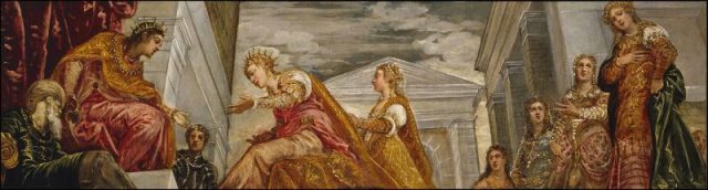 The Queen of Sheba’s visit to Solomon, Tintoretto (around 1555)