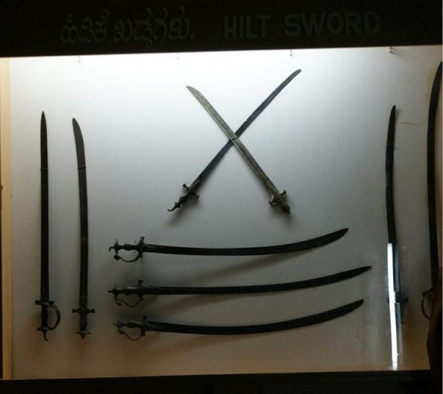 Swords in Tipu Sultan’s Summer Palace, Bangalore, India