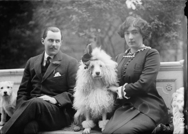 Washington Post scion Edward Beale McLean and his wife, mining heiress Evalyn Walsh McLean, in 1912. The couple owned the Hope Diamond for many years.