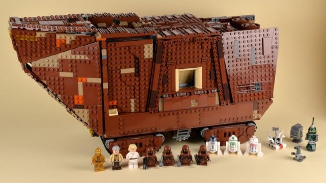 Lego Sandcrawler. Photo by Brickset CC by 2.0