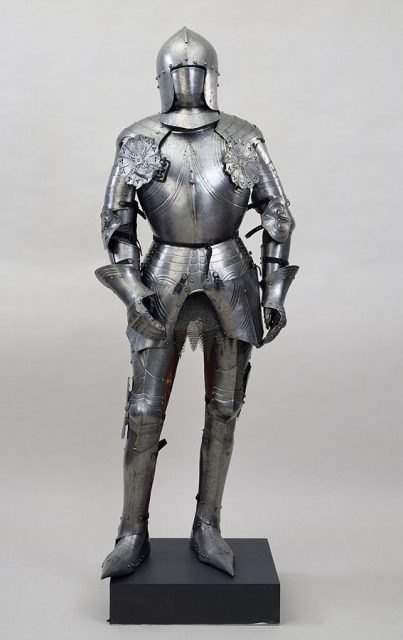 A full suit of armor, Italian and with sallet, c. 1450