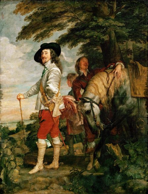 Charles I at the Hunt (or Le Roi à la chasse), Anthony van Dyck, c.1635, Louvre