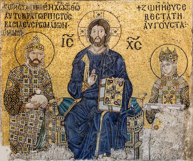 Byzantine frescoes