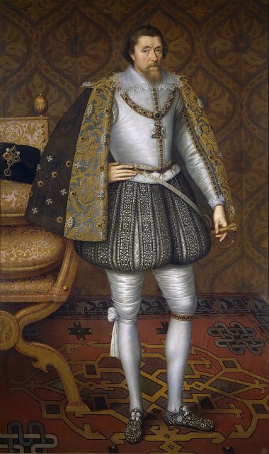 James Charles Stuart took the Scottish throne as James VI in July 1567, and became king of England and Ireland as James I in 1603