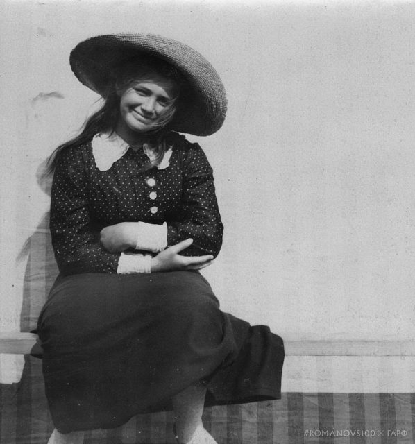 Smiling Grand Duchess Maria, Finland, c. 1912