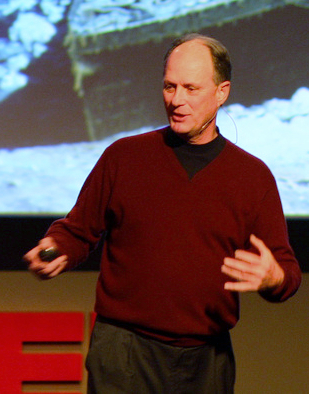 Robert Ballard (the man who found Titanic, Bismarck, USS Yorktown, and JFKs PT-109). Photo by Erik Charlton CC BY 2.0